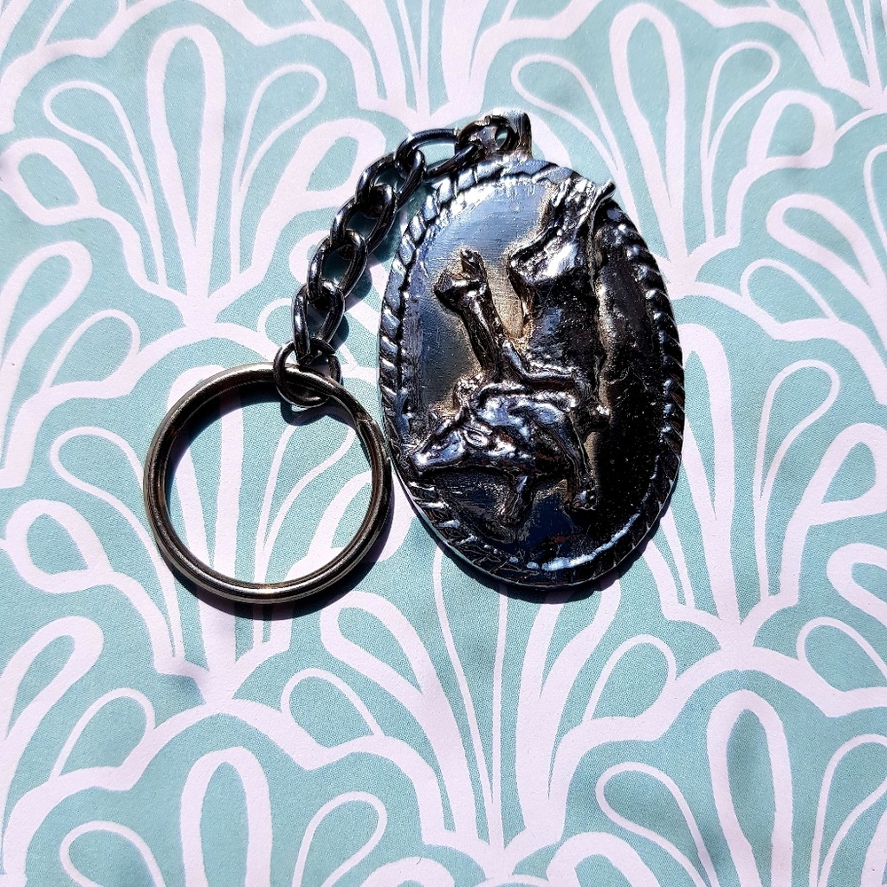 Bullrider Key Chain